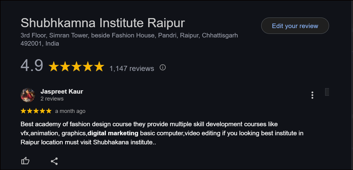 Google Review 1